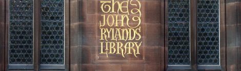 Conférence à la John Rylands Library